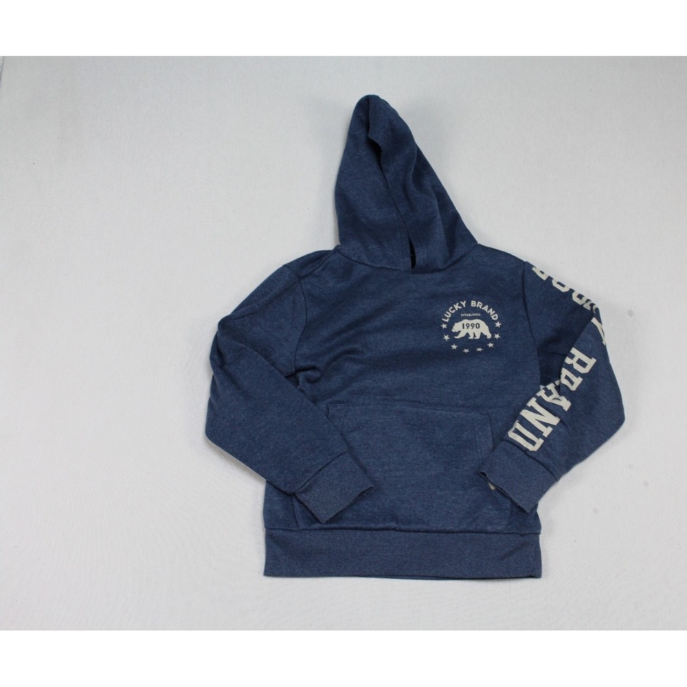 Lucky Brand Boy Sweater Hooded Long Sleeve Casual Size Small